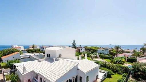 Fabulous family home with incomparable sea views in Sant Lluis for rent Fabulous family home with incomparable sea views in Sant Lluis for rent